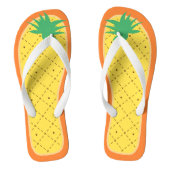 Cute Pineapple Funny Summer Tropical Fruit Style Teenslippers (Voetbed)