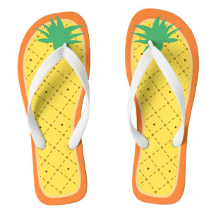 Cute Pineapple Funny Summer Tropical Fruit Style Teenslippers