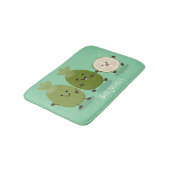 Cute pineapple guava feijoa cartoon badmat (Gekanteld)