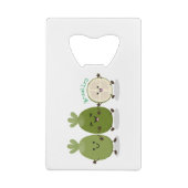 Cute pineapple guava feijoa cartoon creditkaart flessenopener (Achterkant)