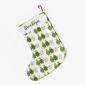Cute pineapple guava feijoa cartoon kleine kerstsok (Achterkant (Hangend))