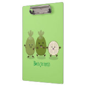 Cute pineapple guava feijoa cartoon klembord (Links)