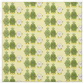 Cute pineapple guava feijoa cartoon stof (Swatch)