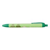 Cute pineapple guava feijoa cartoon zwarte inkt pen (Bovenkant)