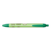 Cute pineapple guava feijoa cartoon zwarte inkt pen (Achterkant)