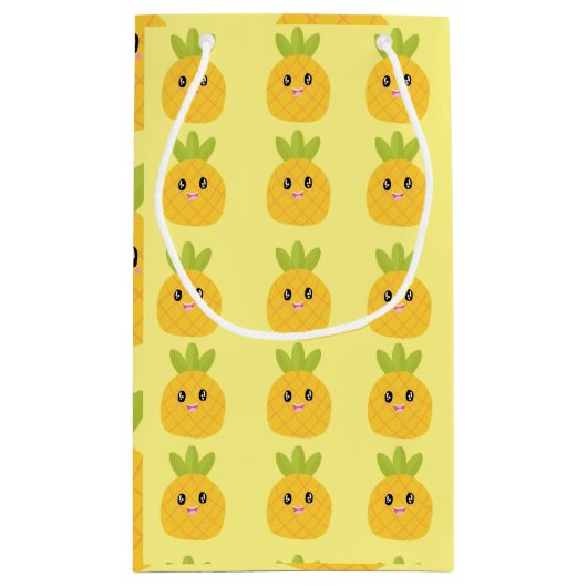 Cute Pineapple Klein Cadeauzakje (Achterkant)