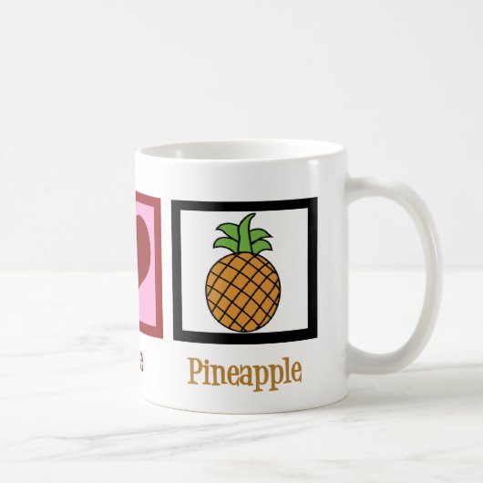 Cute Pineapple Koffiemok (Rechts)