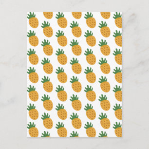 Cute Pineapple Pattern   Moderne vruchtbaarheid IV Briefkaart