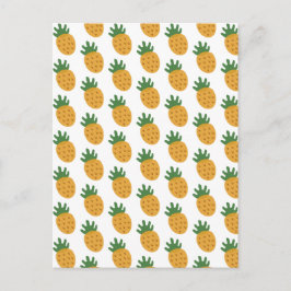 Cute Pineapple Pattern | Moderne vruchtbaarheid IV Briefkaart
