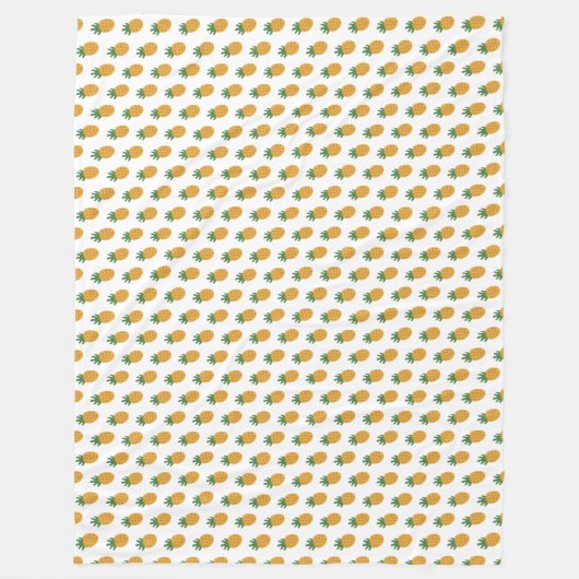 Cute Pineapple Pattern | Moderne vruchtbaarheid IV Fleece Deken (Voorkant)