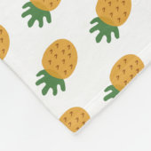 Cute Pineapple Pattern | Moderne vruchtbaarheid IV Fleece Deken (Hoek)