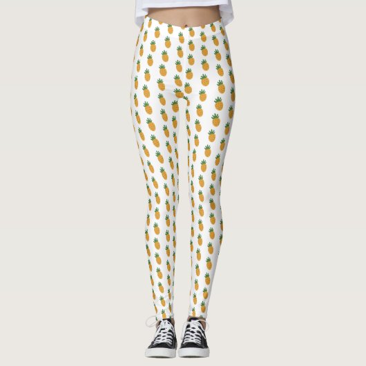 Cute Pineapple Pattern | Moderne vruchtbaarheid IV Leggings (Voorkant)