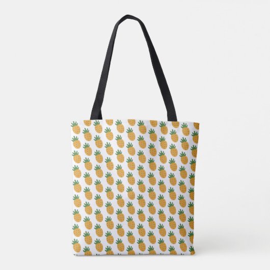 Cute Pineapple Pattern | Moderne vruchtbaarheid IV Tote Bag (Achterkant)