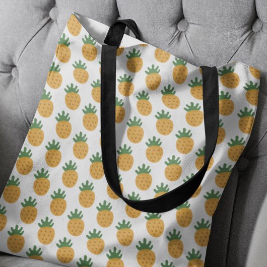 Cute Pineapple Pattern | Moderne vruchtbaarheid IV Tote Bag