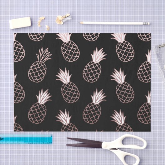 Cute Pineapple Pattern Tissuepapier (Craft)