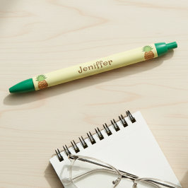 Cute Pineapple Pens with Name Zwarte Inkt Pen