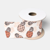 Cute Pineapple Satijnen Lint (Spoel)