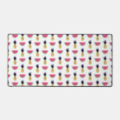 Cute Pineapple & Watermelon Doodle Pattern Bureaumat (Voorkant)