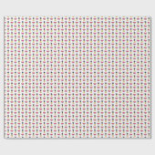 Cute Pineapple & Watermelon Doodle Pattern Cadeaupapier (Vlak)