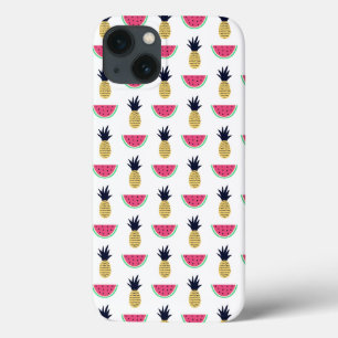 Cute Pineapple & Watermelon Doodle Pattern Case-Mate iPhone Case