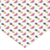 Cute Pineapple & Watermelon Doodle Pattern Tafelkleed (Gekanteld)