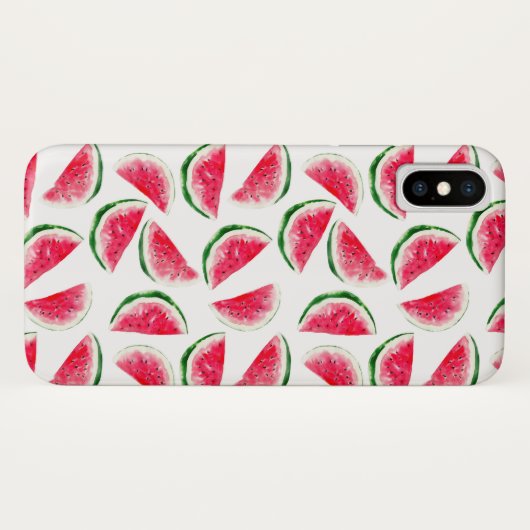 Cute Pineapple & Watermelon Pattern Case-Mate iPhone Case (Achterkant (horizontaal))