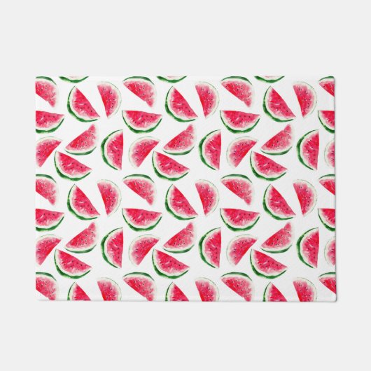 Cute Pineapple & Watermelon Pattern Deurmat (Voorkant)
