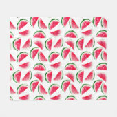Cute Pineapple & Watermelon Pattern Fleece Deken (Voorkant (Horizontaal))