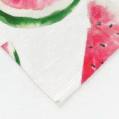 Cute Pineapple & Watermelon Pattern Fleece Deken (Hoek)