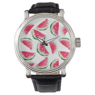 Cute Pineapple & Watermelon Pattern Horloge