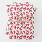 Cute Pineapple & Watermelon Pattern Inpakpapier Vel (In situ)