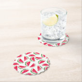 Cute Pineapple & Watermelon Pattern Kartonnen Onderzetters (Insitu)
