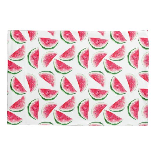 Cute Pineapple & Watermelon Pattern Kussensloop (Achterkant-Links)