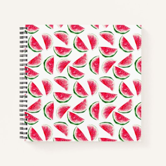 Cute Pineapple & Watermelon Pattern Notitieboek (Voorkant)