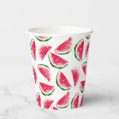 Cute Pineapple & Watermelon Pattern Papieren Bekers (Achterkant)