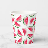 Cute Pineapple & Watermelon Pattern Papieren Bekers (Voorkant)
