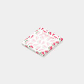 Cute Pineapple & Watermelon Pattern Post-it® Notes (Schuin)