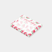 Cute Pineapple & Watermelon Pattern Post-it® Notes (Schuin)