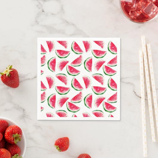 Cute Pineapple & Watermelon Pattern Servet (Insitu)