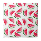 Cute Pineapple & Watermelon Pattern Tegeltje (Voorkant)