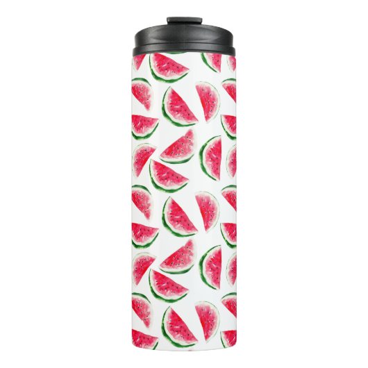 Cute Pineapple & Watermelon Pattern Thermosbeker (Voorkant)