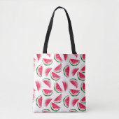 Cute Pineapple & Watermelon Pattern Tote Bag (Voorkant)