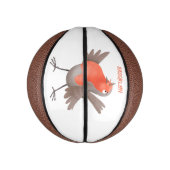 Cute-pingle cartoon basketbal (Verticaal)