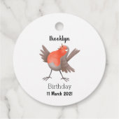 Cute-pingle cartoon bedankjes labels (Achterkant)