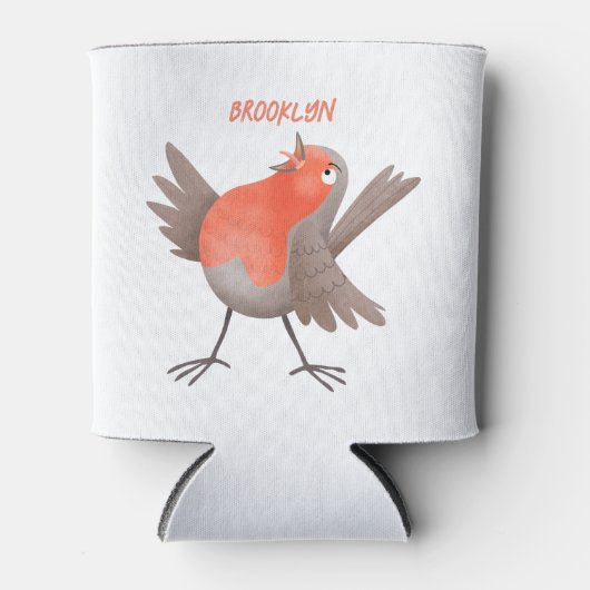 Cute-pingle cartoon blikjeskoeler (Voorkant)