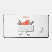 Cute-pingle cartoon bureaumat (Keyboard & Muis)