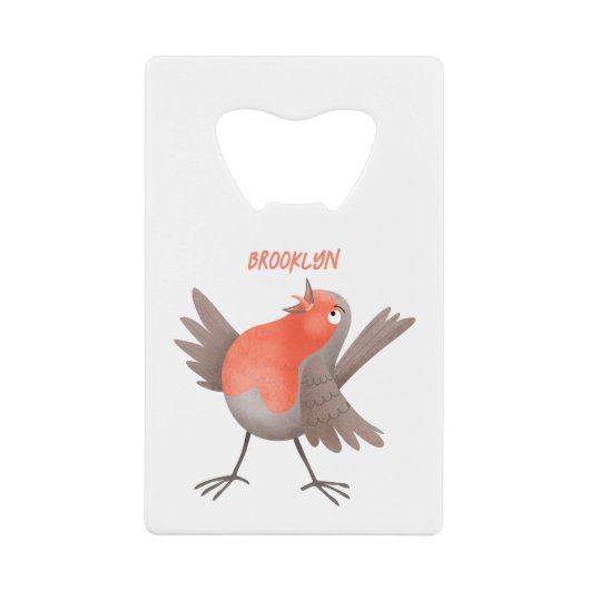 Cute-pingle cartoon creditkaart flessenopener (Voorkant)