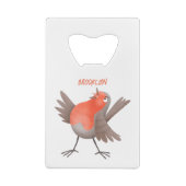 Cute-pingle cartoon creditkaart flessenopener (Achterkant)