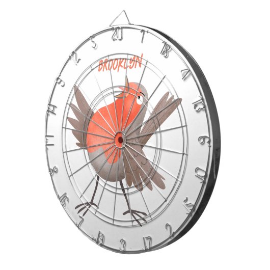 Cute-pingle cartoon dartbord (Voorkant Rechts)