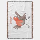 Cute-pingle cartoon deken (Voorkant Verticaal)